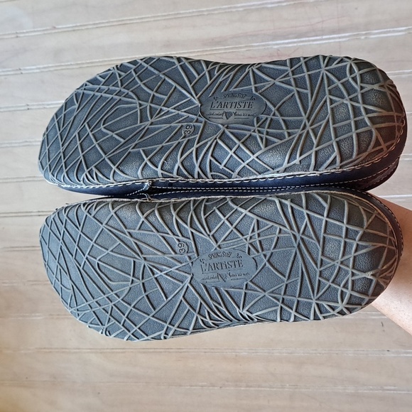 Spring Step L'Artiste Libora Navy Leather Comfort Loafers Slip-On Shoes Size 39 - Picture 8 of 11